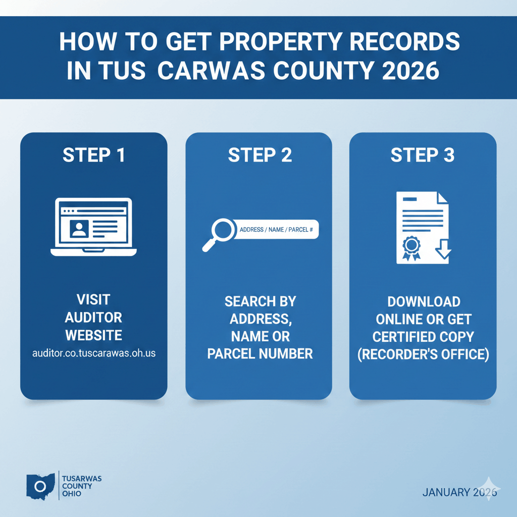 How to Get a Property Record Copy in Tuscarawas County 2026
