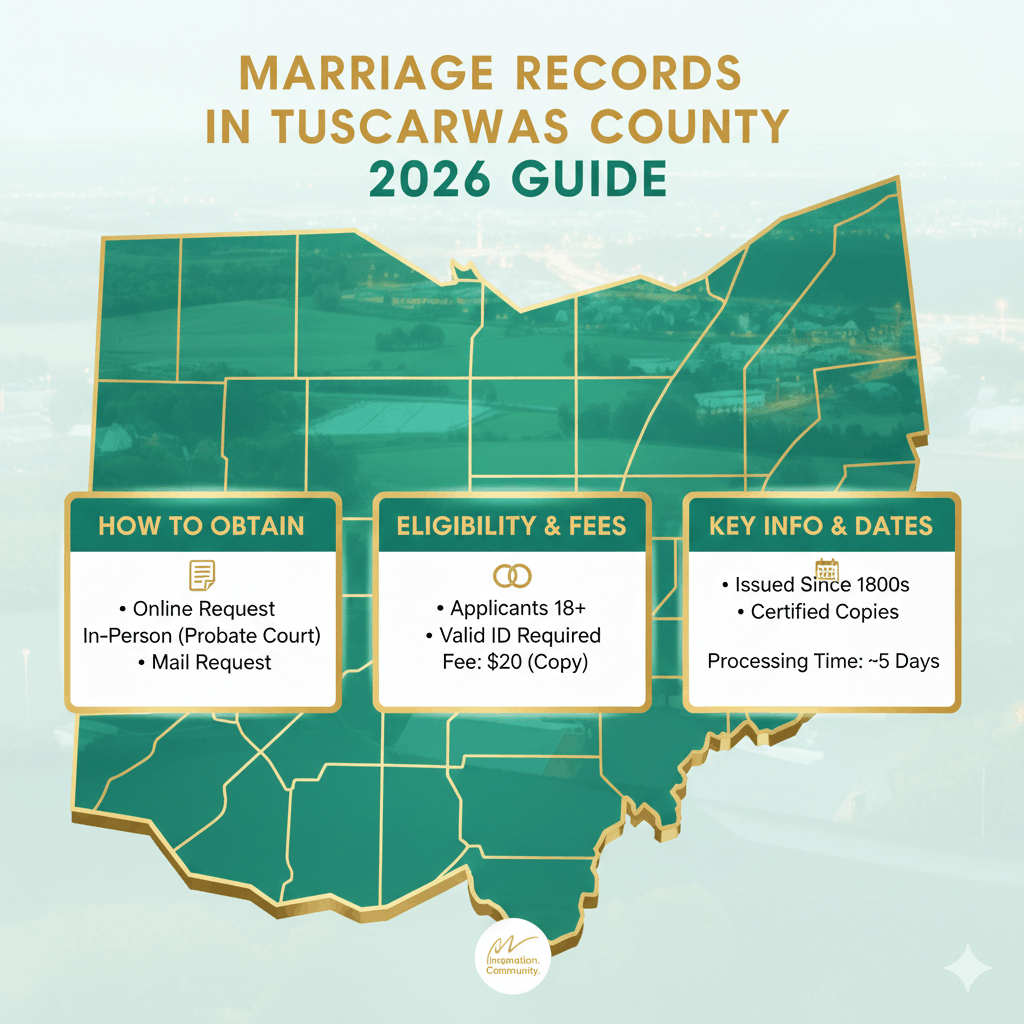 Marriage Records in Tuscarawas County 2026 Guide