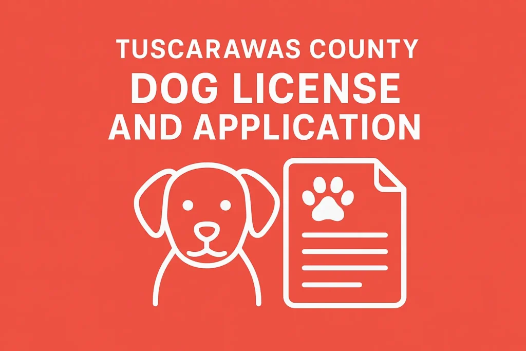 Tuscarawas County ohio Dog License and Application